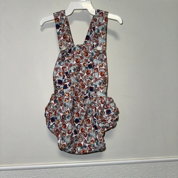 Baby Girl Baby Shark Fish Ruffle Bodysuit Romper 3 Months Measurements in Photos - Picture 1 of 13